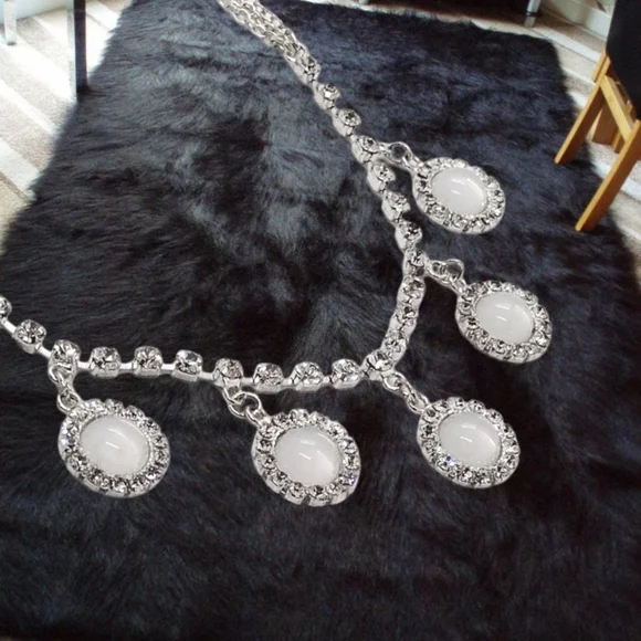 .🎄10/$20. ~Silver Tone Choker Necklace - Picture 5 of 6